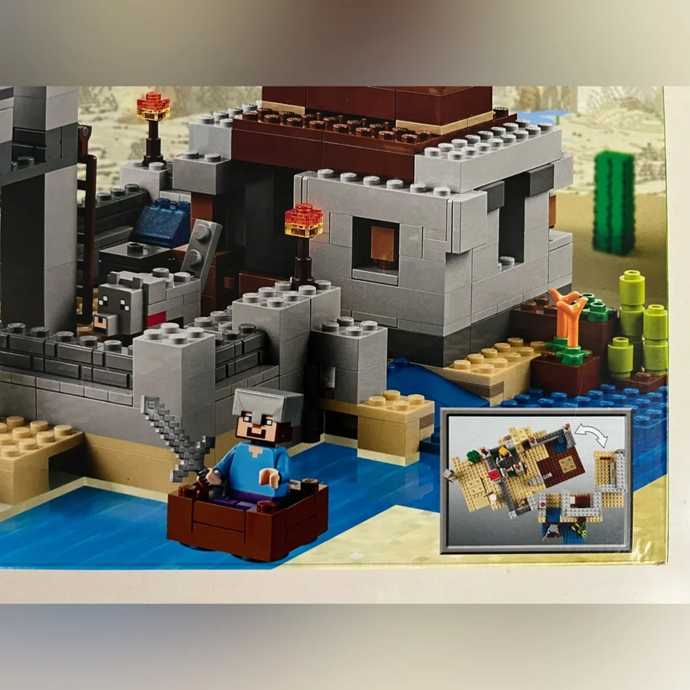 📦RARE Retired LEGO Minecraft: The Desert Outpost (21121) - NEW SEALED - Picture 9 of 17